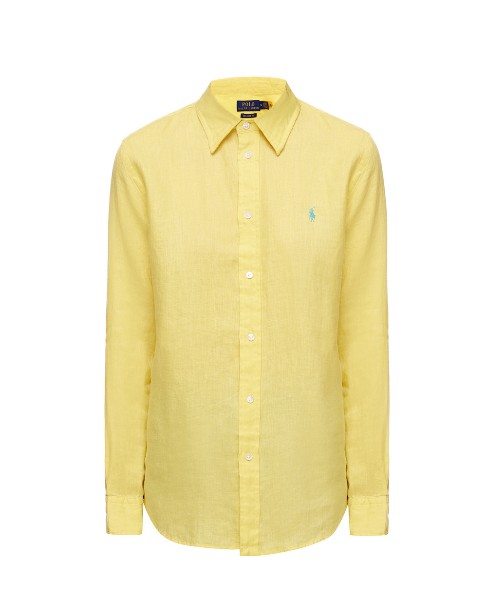 Лляна сорочка Polo Ralph Lauren 211827658012, жовтий колір • Купити в інтернет-магазині Kameron