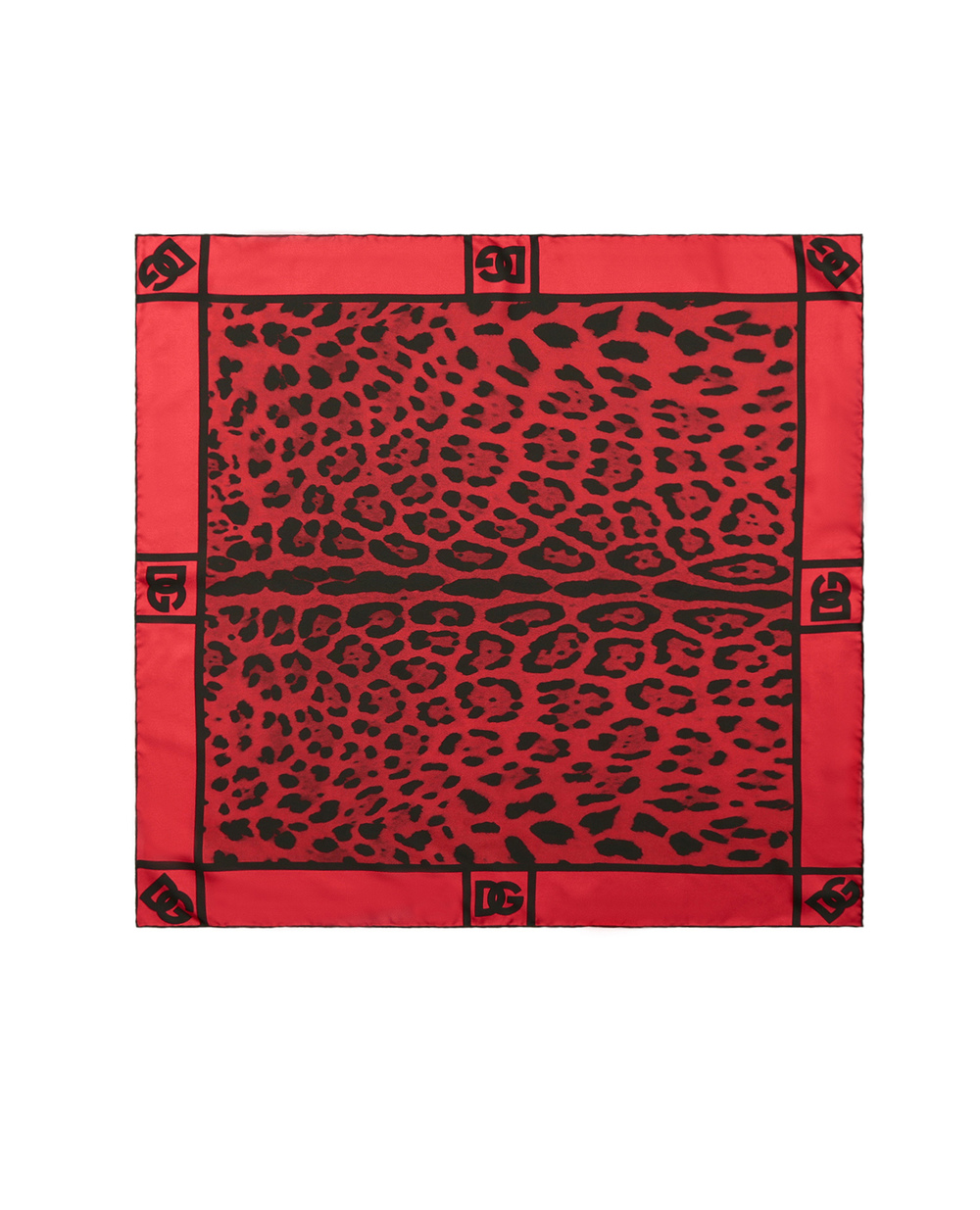 Шелковый платок Dolce&Gabbana FN092R-G0TGK, красный цвет • Купить в интернет-магазине Kameron
