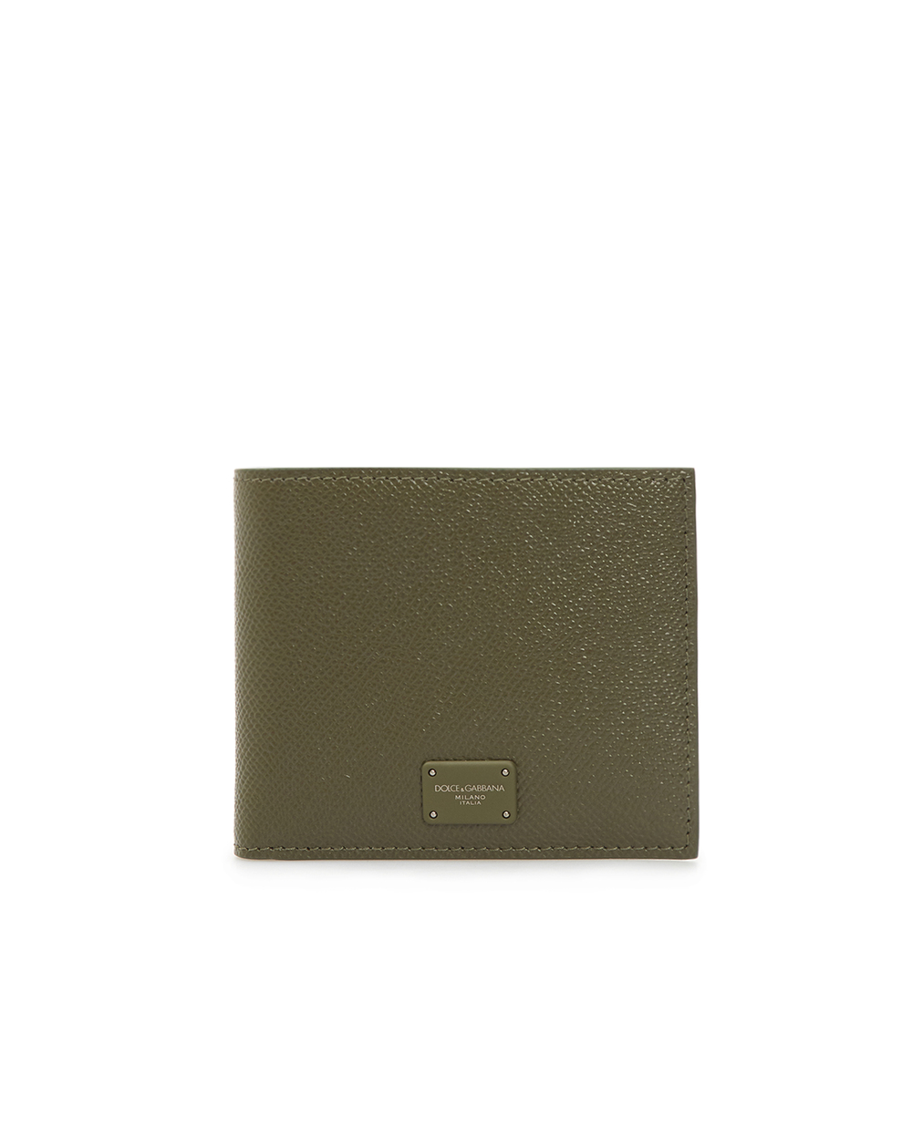 Шкіряний гаманець Dolce&Gabbana BP1321-AZ602, зелений колір • Купити в інтернет-магазині Kameron