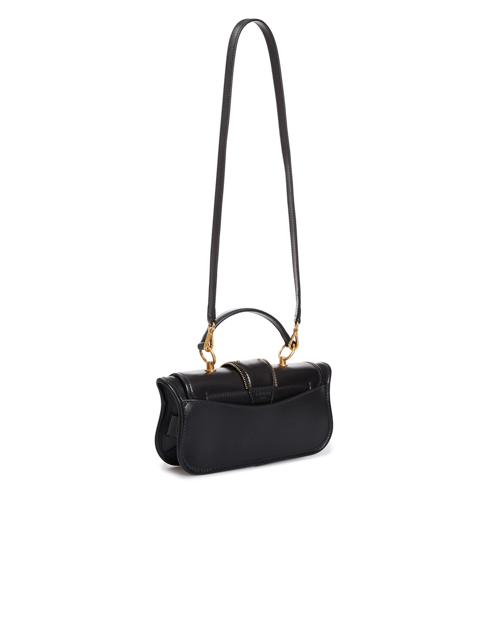 Кожаная сумка Blaze Pouch Balmain AN0AE795LSLX, черный цвет • Купить в интернет-магазине Kameron