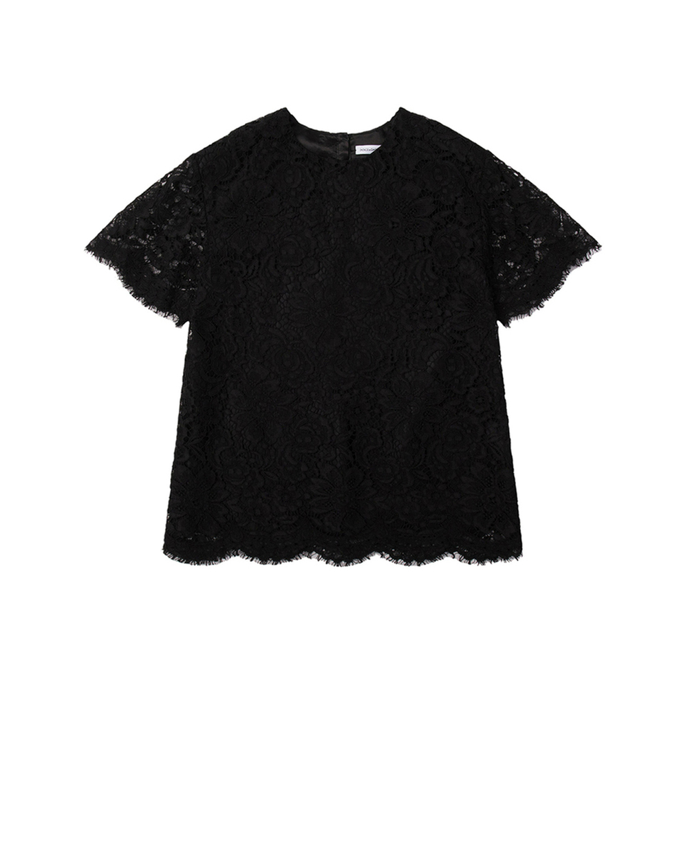 Детская блуза Dolce&Gabbana Kids L53S67-HLMVQ-S, черный цвет • Купить в интернет-магазине Kameron