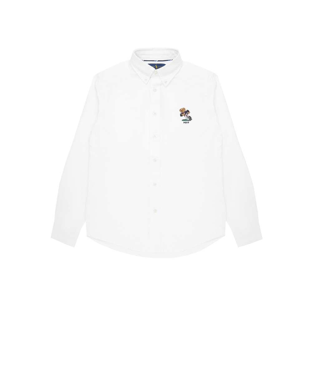 Рубашка Polo Ralph Lauren Kids 323799009002, белый цвет • Купить в интернет-магазине Kameron