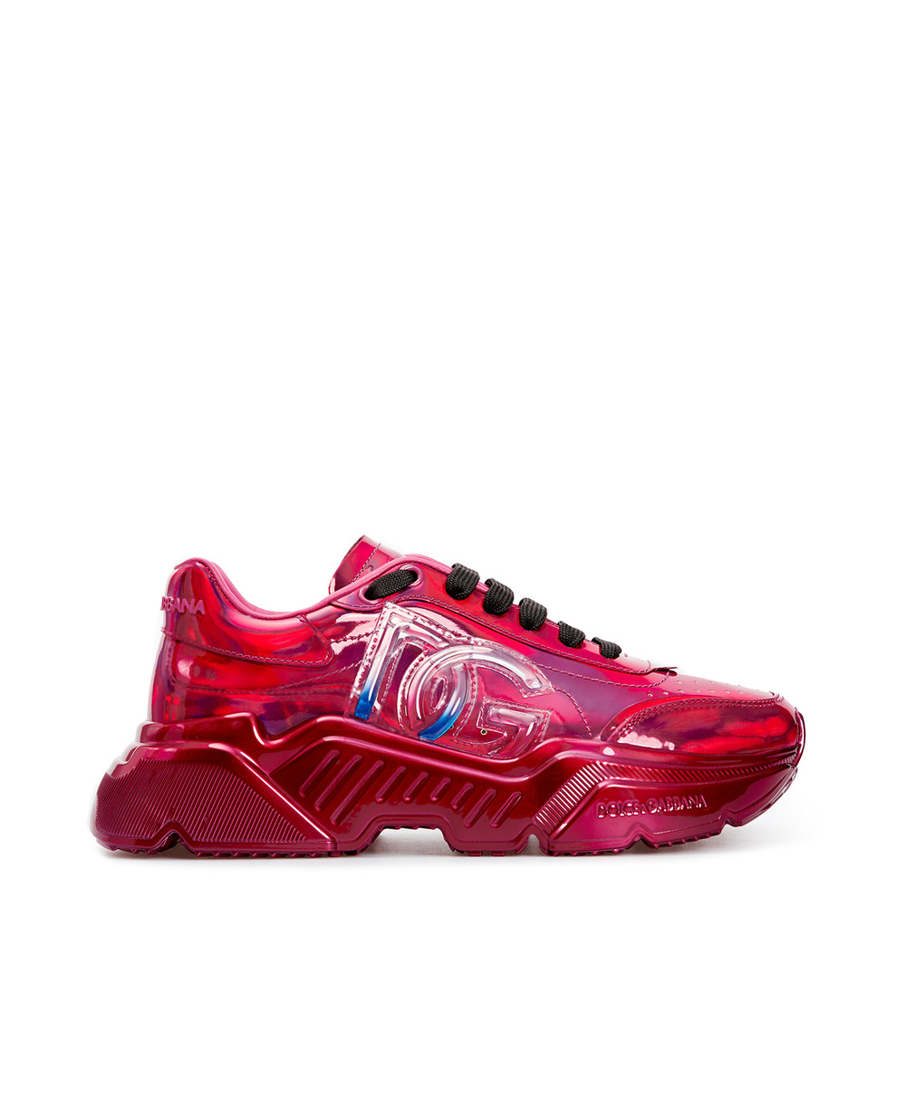 Кожаные кроссовки Dolce&Gabbana CK1791-AQ495, красный цвет • Купить в интернет-магазине Kameron