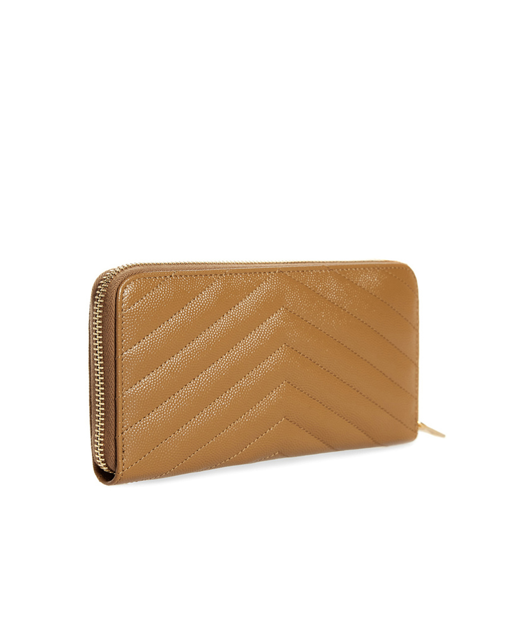 Кожаный кошелек Мonogram Saint Laurent 358094-BOW01-, коричневый цвет • Купить в интернет-магазине Kameron