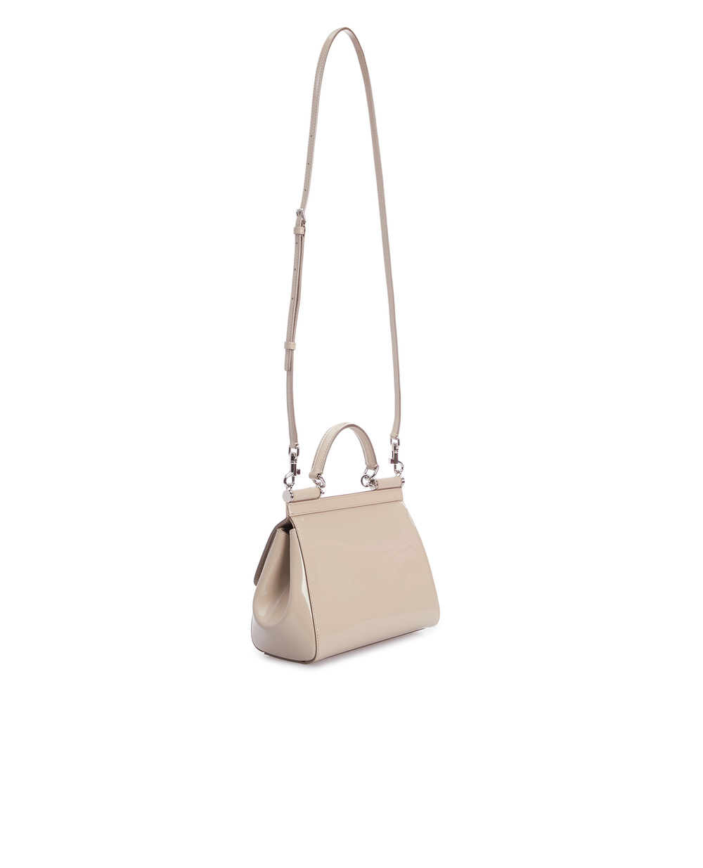 Кожаная сумка Sicily Dolce&Gabbana BB6003-AI413, бежевый цвет • Купить в интернет-магазине Kameron