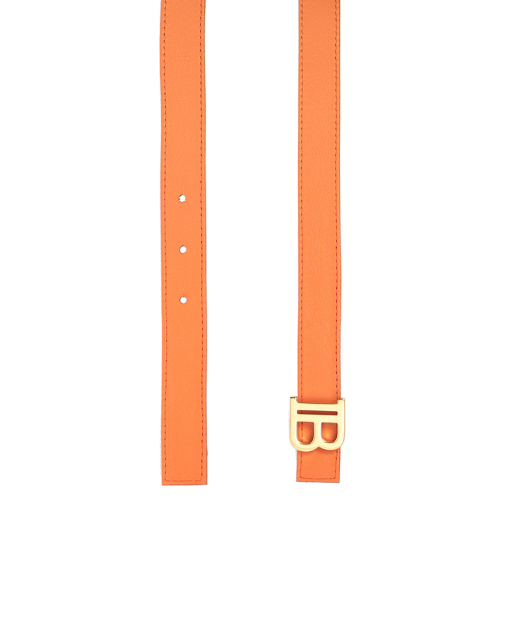 Двосторонній шкіряний ремінь Balmain SN1A400LGRA, помаранчевий колір • Купити в інтернет-магазині Kameron