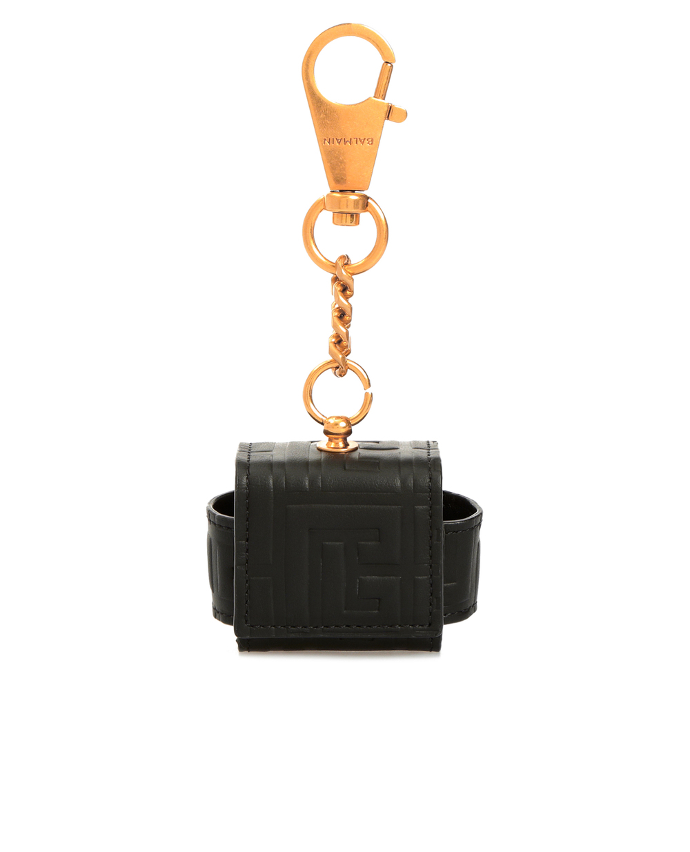Кожаный чехол для Airpods Balmain WN0QG143LESP, черный цвет • Купить в интернет-магазине Kameron