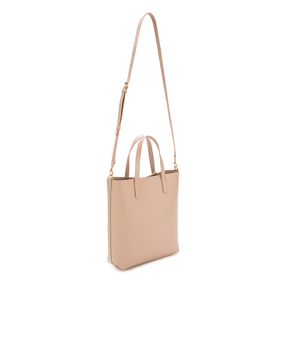 Кожаная сумка Shopping Bag Saint Laurent 600307-CSV0J, бежевый цвет • Купить в интернет-магазине Kameron