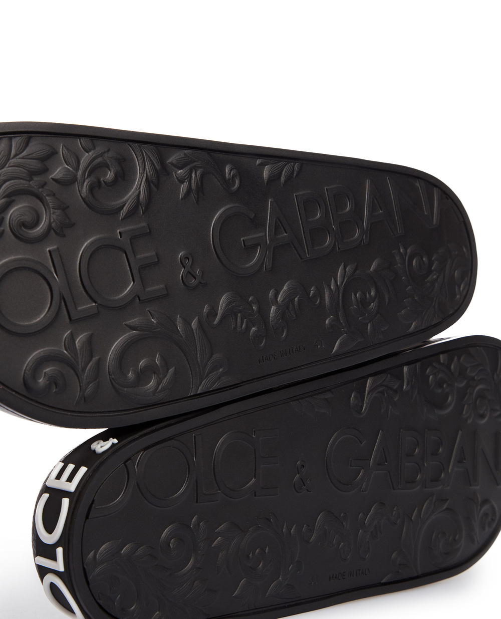 Слайдери Dolce&Gabbana CS1884-AO232, чорний колір • Купити в інтернет-магазині Kameron