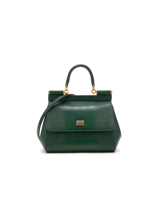 Dolce&Gabbana Кожаная сумка Sicily Medium - Артикул: BB6003-A1095