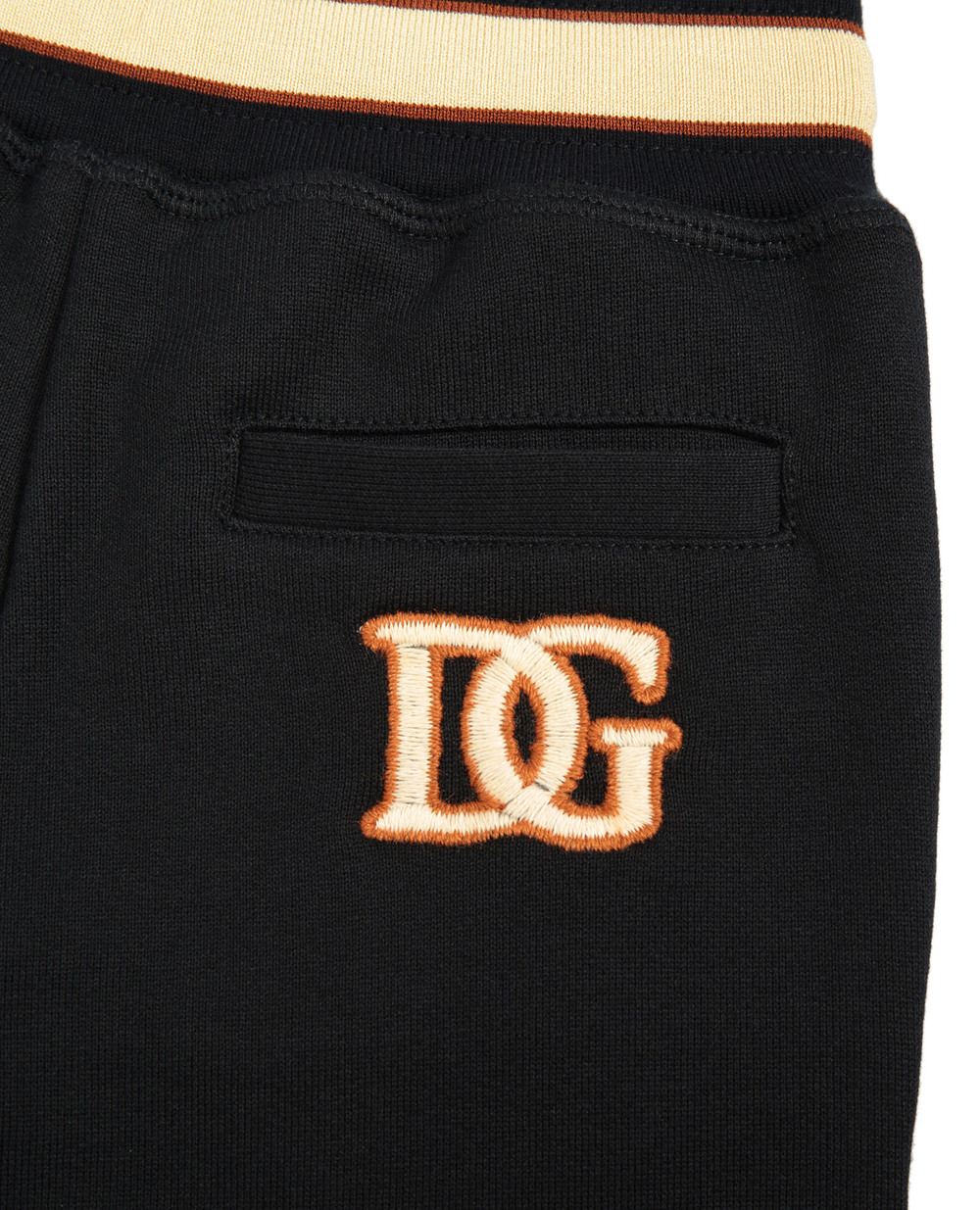 Спортивні брюки Dolce&Gabbana Kids L4JPBU-G7XJS-S, чорний колір • Купити в інтернет-магазині Kameron