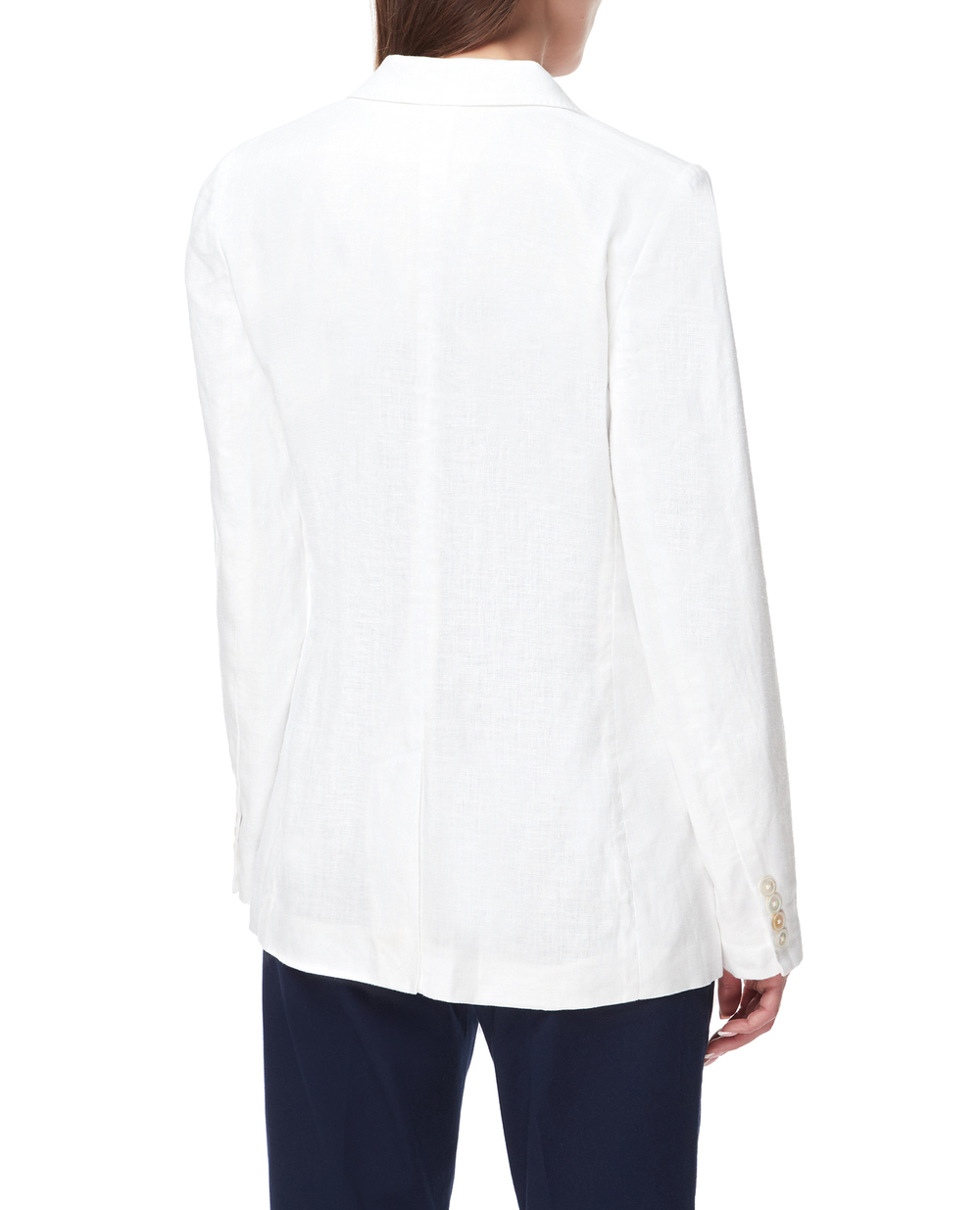 Льняний жакет Polo Ralph Lauren 211906016001, білий колір • Купити в інтернет-магазині Kameron