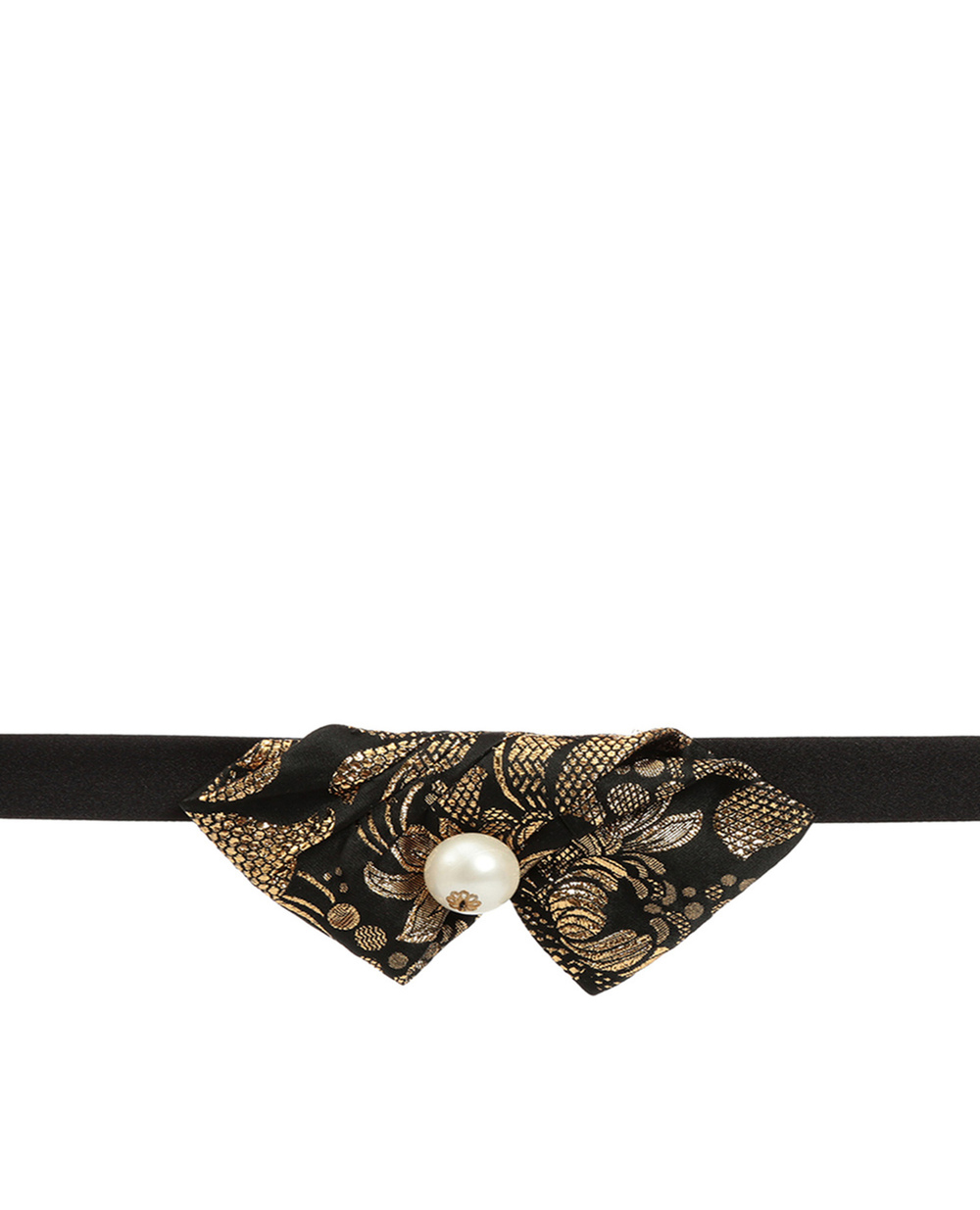 Шовковий метелик Dolce&Gabbana FT045R-HJMG8, чорний колір • Купити в інтернет-магазині Kameron