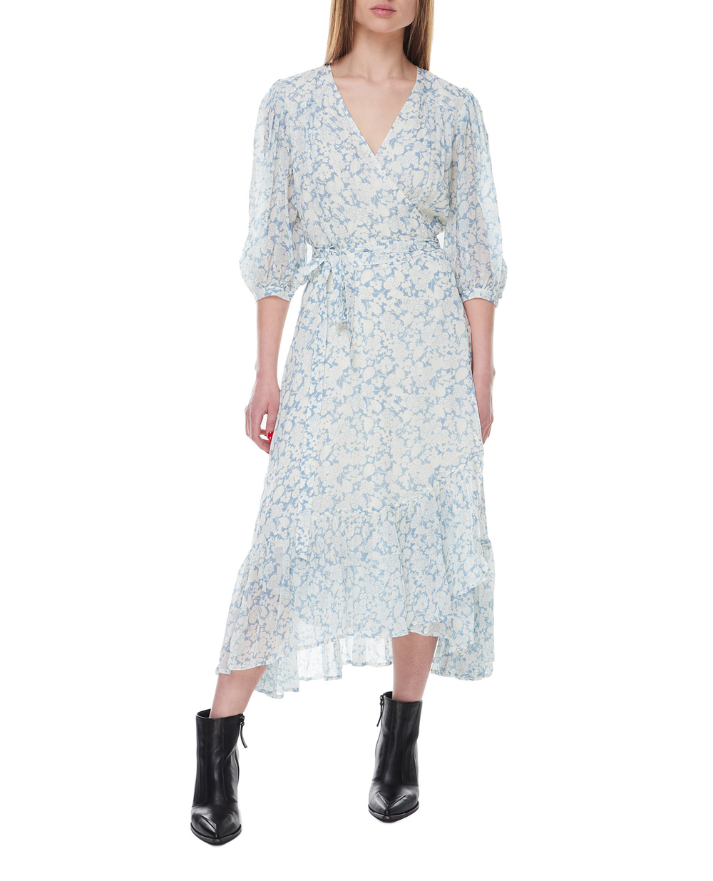 Платье Polo Ralph Lauren 211892412001, голубой цвет • Купить в интернет-магазине Kameron