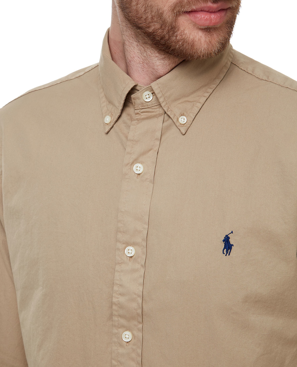 Сорочка Polo Ralph Lauren 710795235005, бежевий колір • Купити в інтернет-магазині Kameron