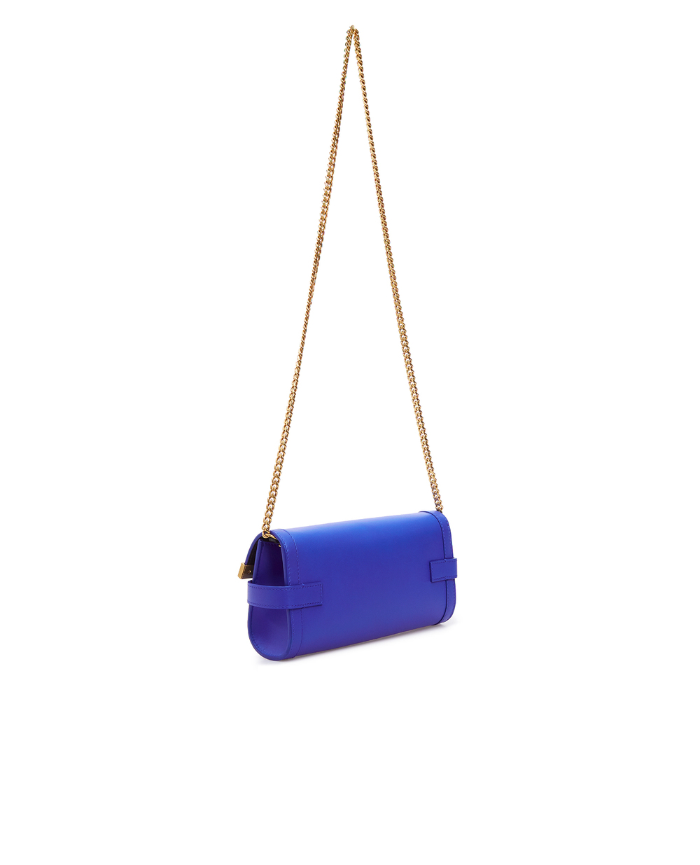 Шкіряна сумка Balmain VN1S596LVPT, синій колір • Купити в інтернет-магазині Kameron