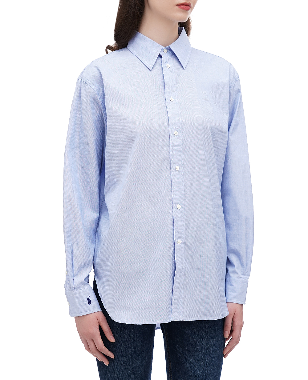 Сорочка Polo Ralph Lauren 211891423001, блакитний колір • Купити в інтернет-магазині Kameron