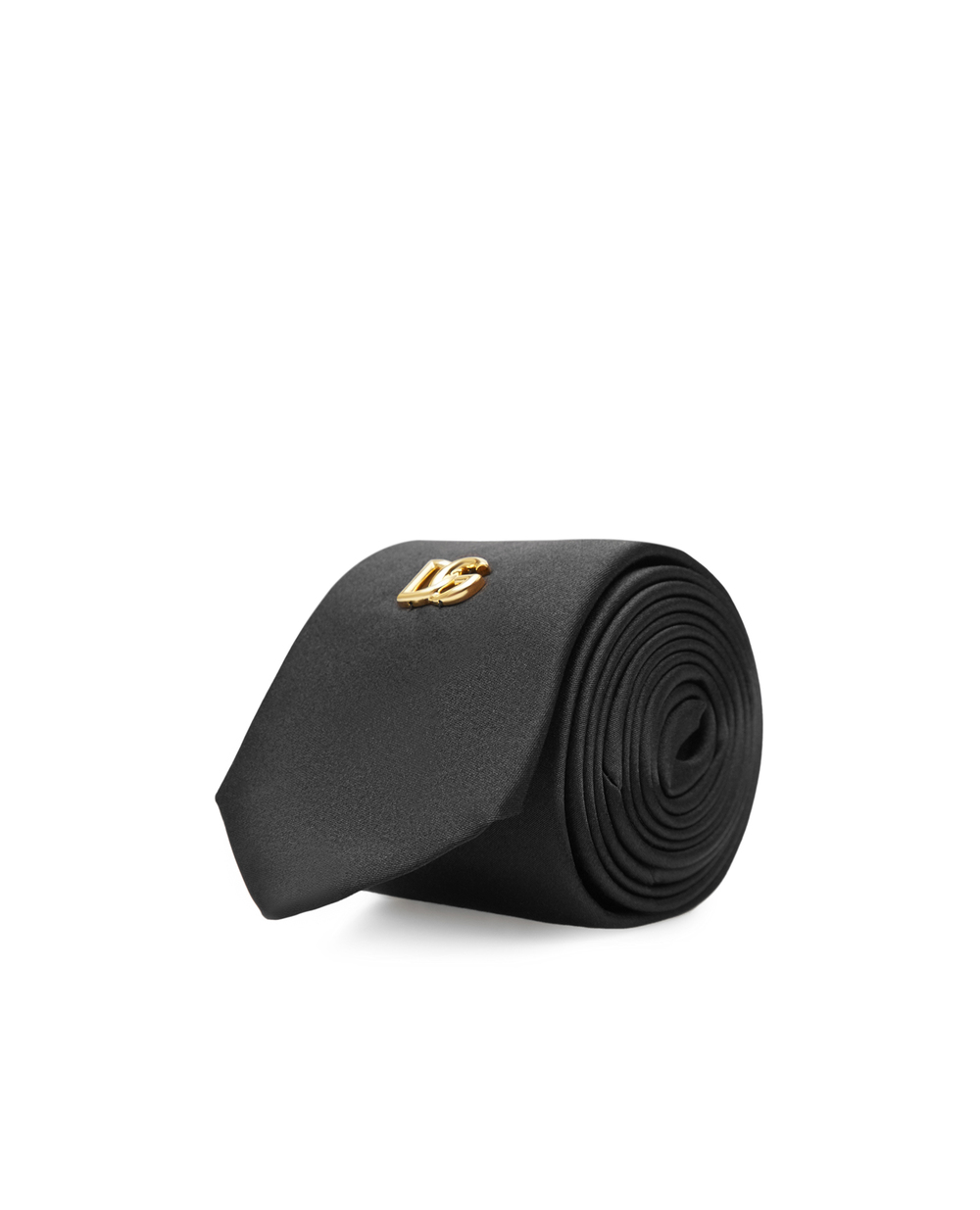 Шовкова краватка Dolce&Gabbana GT149E-GEV14, чорний колір • Купити в інтернет-магазині Kameron
