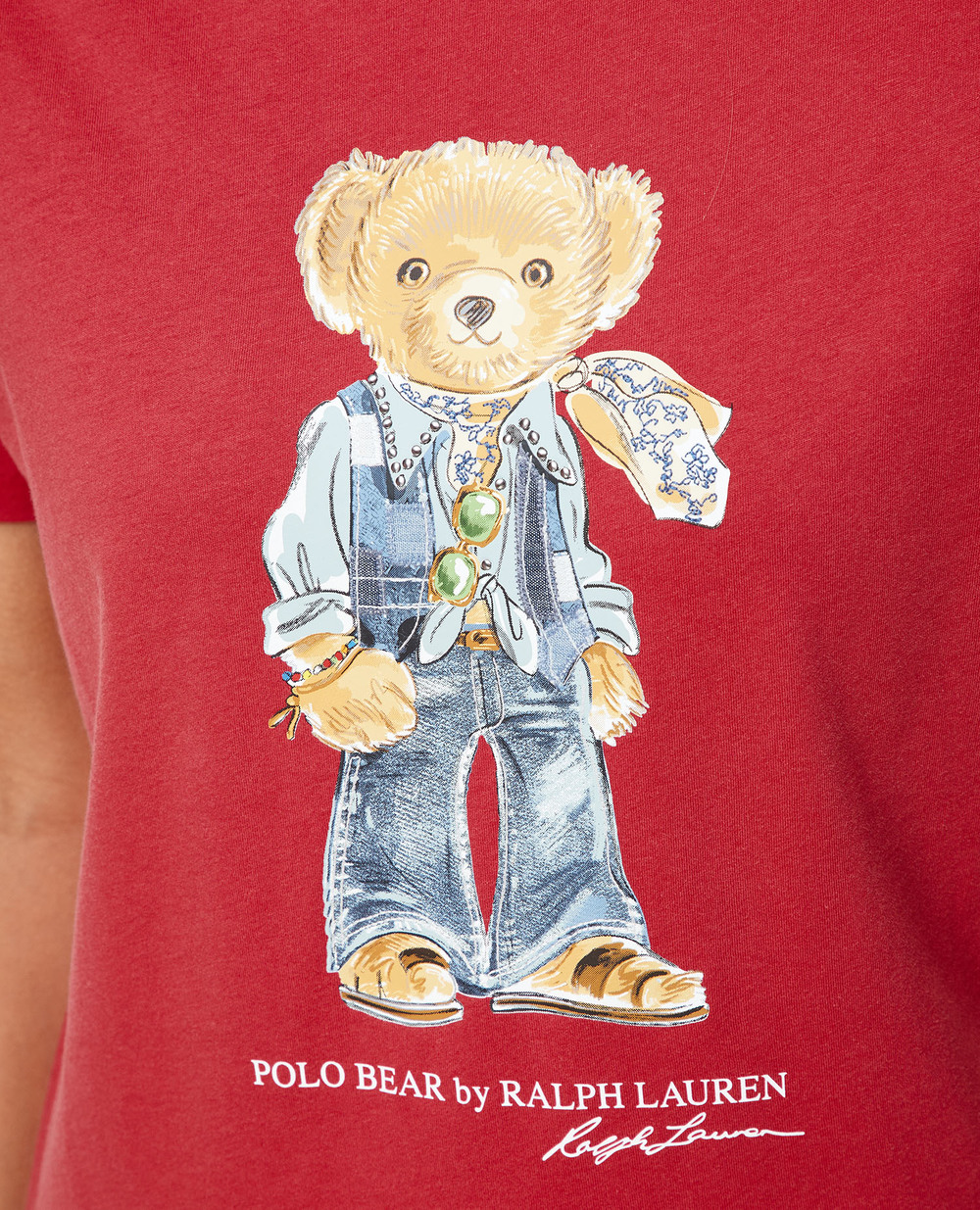 Футболка Polo Bear Polo Ralph Lauren 211905673001, красный цвет • Купить в интернет-магазине Kameron