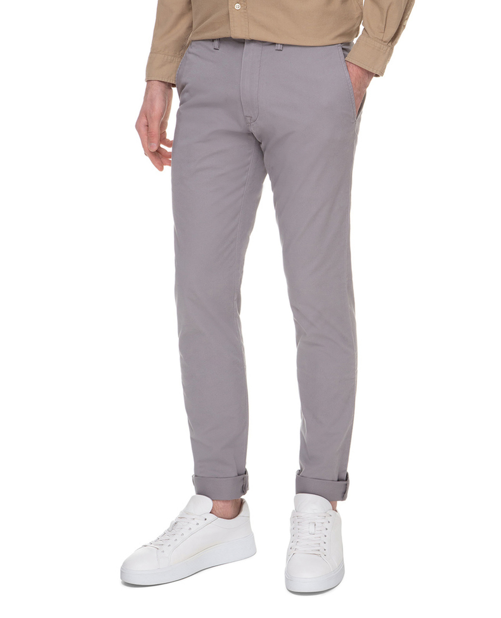 Чиноси Stretch Slim Fit Polo Ralph Lauren 710704176037, сірий колір • Купити в інтернет-магазині Kameron
