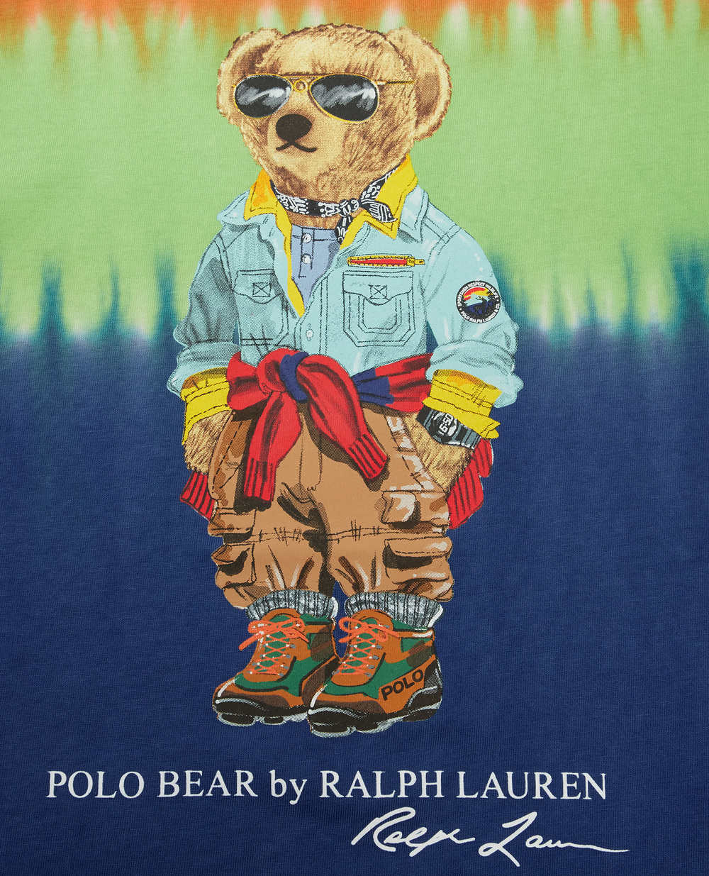Детская футболка Polo Bear Polo Ralph Lauren Kids 322892363001, синий цвет • Купить в интернет-магазине Kameron