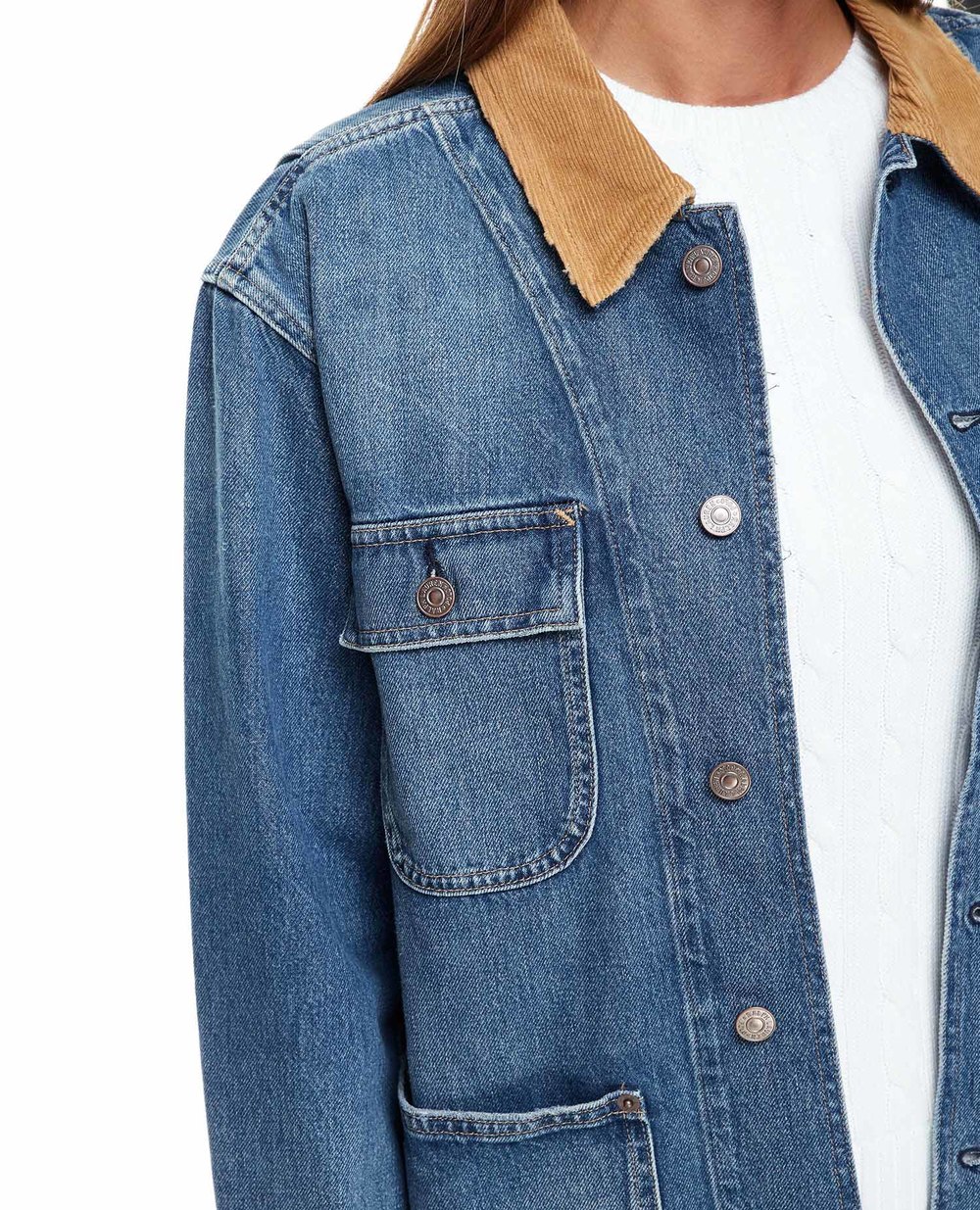 Джинсовая куртка Polo Ralph Lauren 211911138001, синий цвет • Купить в интернет-магазине Kameron