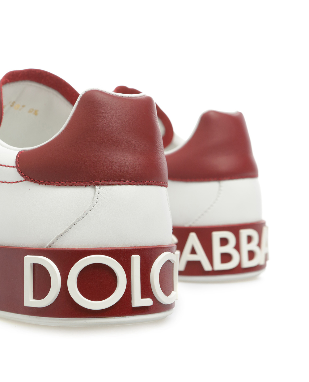 Шкіряні снікери Dolce&Gabbana CS1587-AH526FW19, білий колір • Купити в інтернет-магазині Kameron