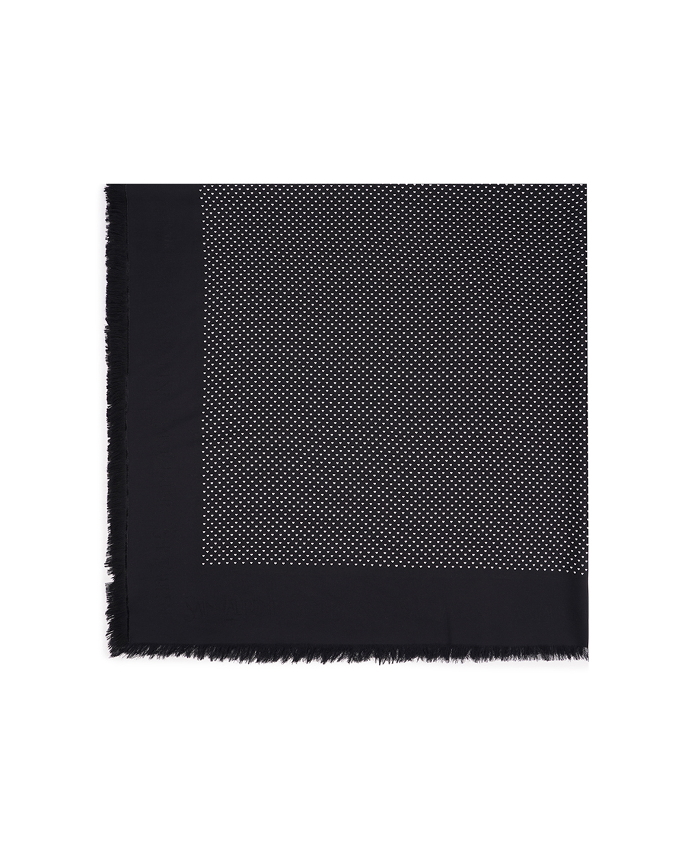 Шарф Saint Laurent 782538-3YP55, чорний колір • Купити в інтернет-магазині Kameron