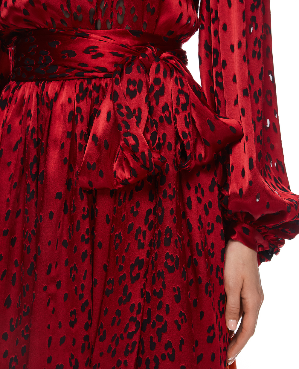 Платье Saint Laurent 647799-Y5C47, красный цвет • Купить в интернет-магазине Kameron