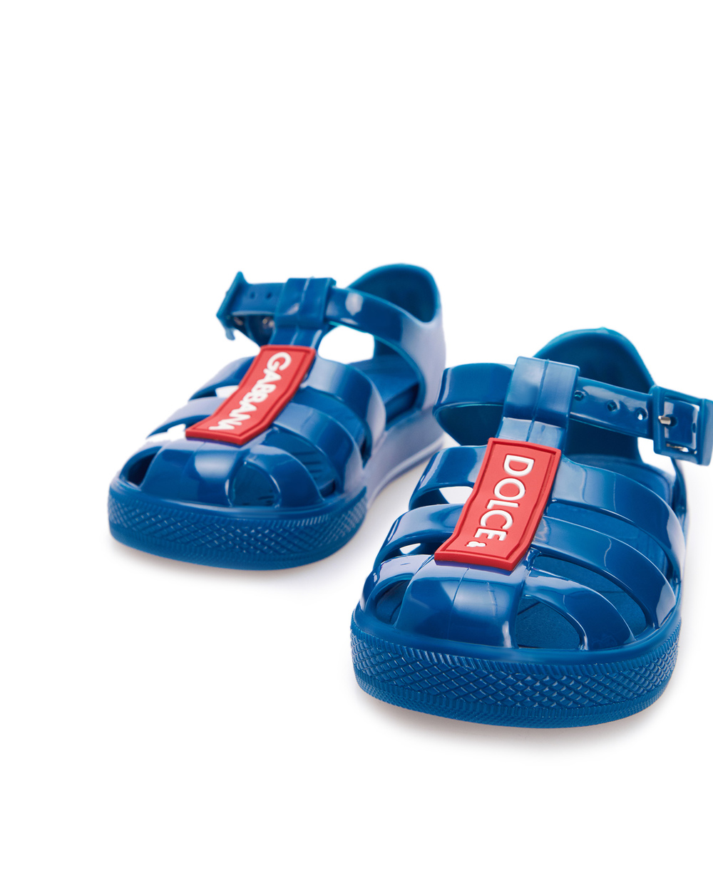 Детские сандалии Dolce&Gabbana Kids DN0115-AK498-, синий цвет • Купить в интернет-магазине Kameron