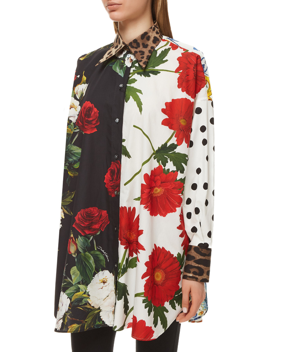Блуза Dolce&Gabbana F5O37T-GDZ05, разноцветный цвет • Купить в интернет-магазине Kameron