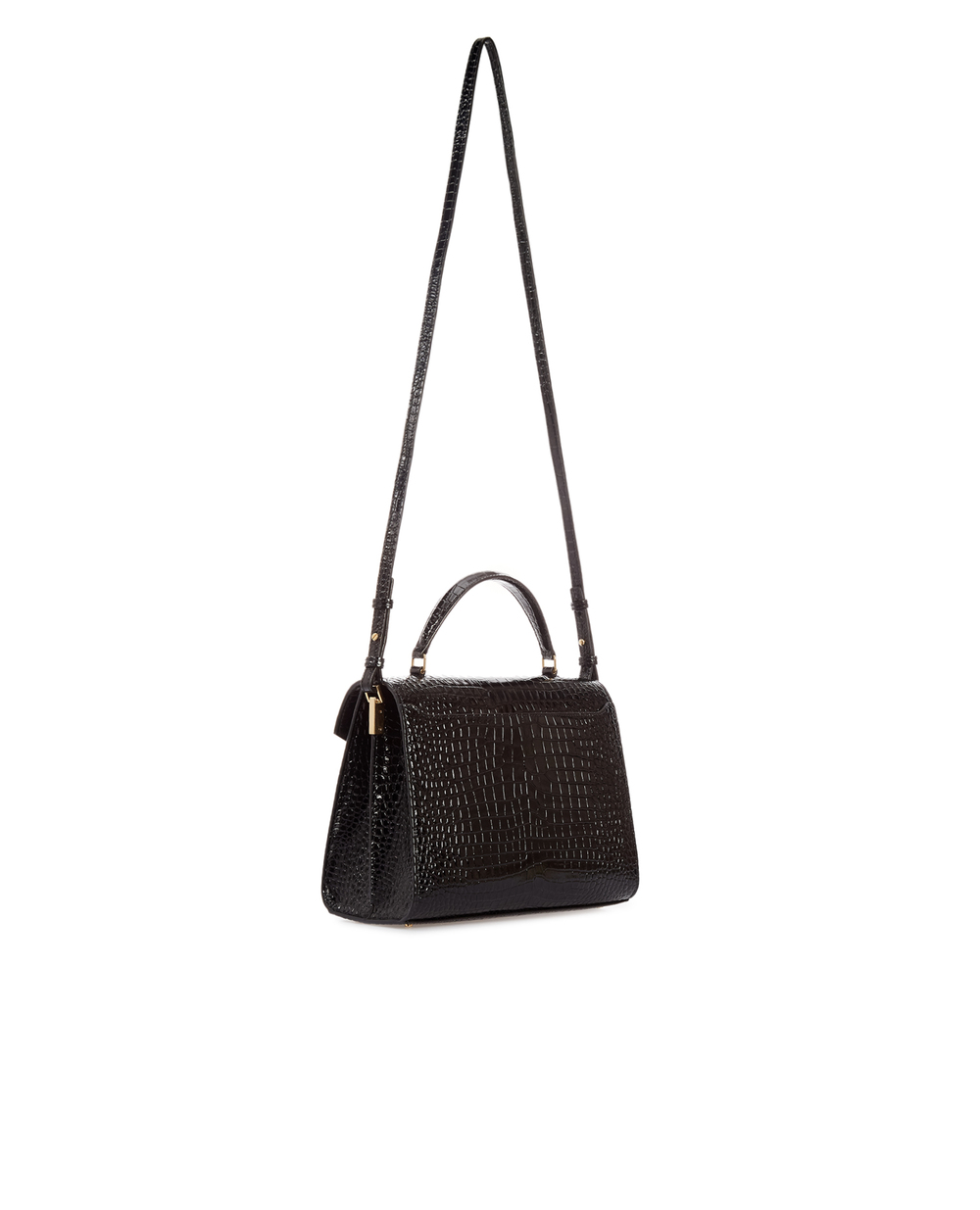 Шкіряна сумка Cassandra Saint Laurent 623931-DND0J, чорний колір • Купити в інтернет-магазині Kameron
