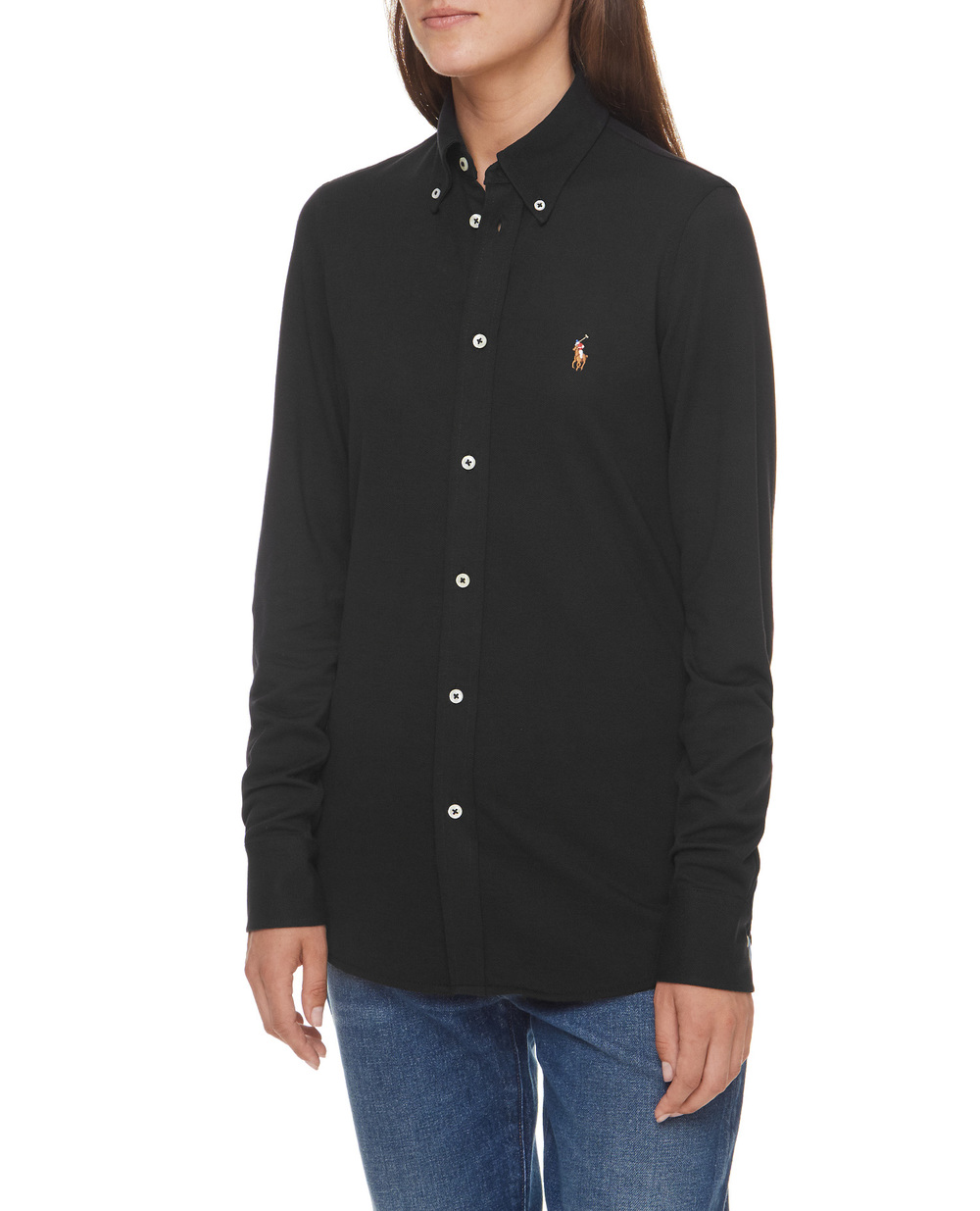 Рубашка Polo Ralph Lauren 211664427010, черный цвет • Купить в интернет-магазине Kameron