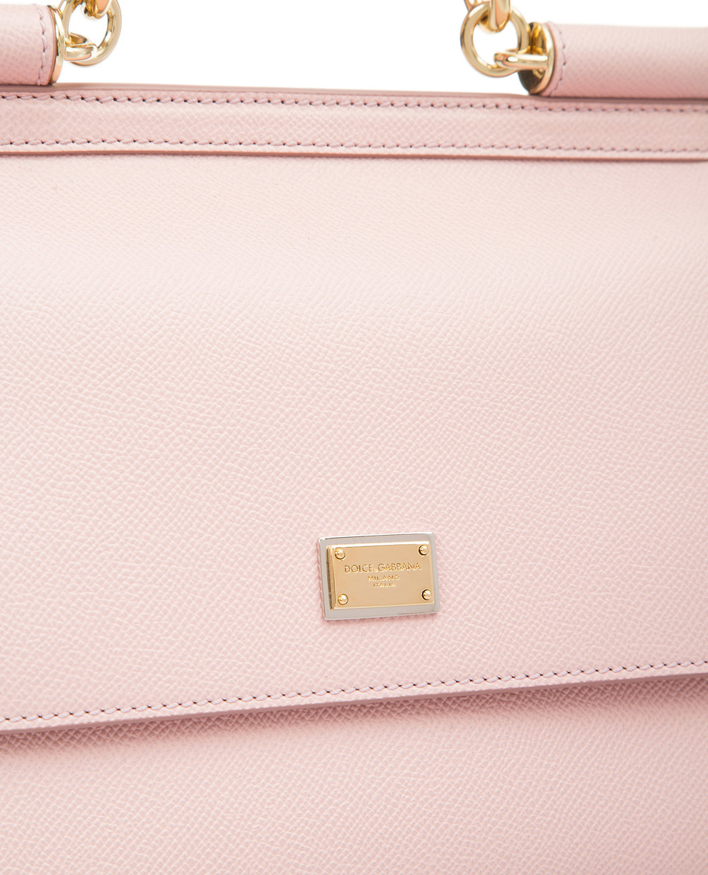 Шкіряна сумка Sicily Medium Dolce&Gabbana BB6002-A1001FW18, рожевий колір • Купити в інтернет-магазині Kameron