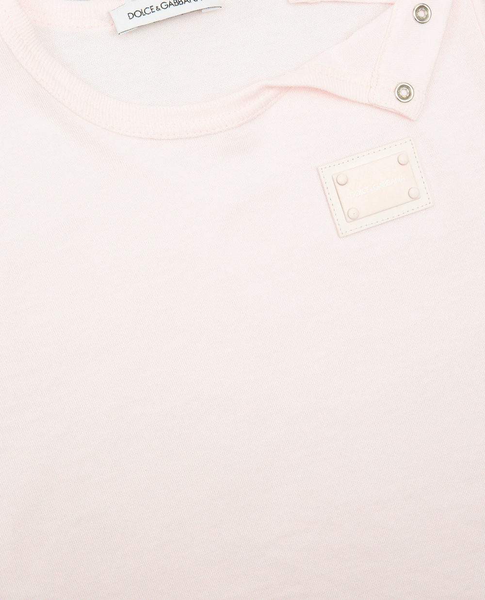 Дитяча футболка Dolce&Gabbana Kids L1JT7T-G7OLK, рожевий колір • Купити в інтернет-магазині Kameron