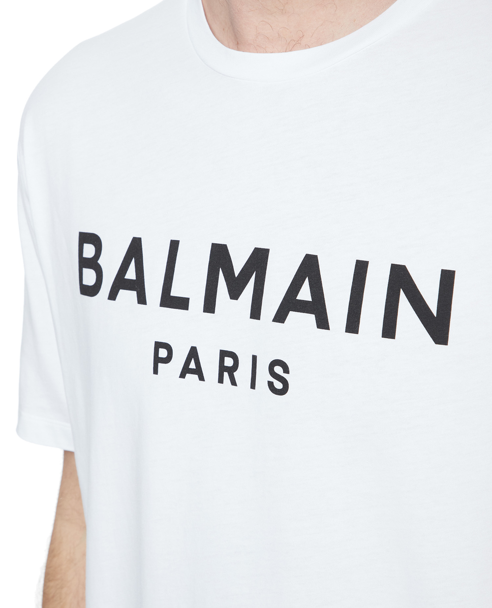 Футболка Balmain AH1EG000BB73, белый цвет • Купить в интернет-магазине Kameron