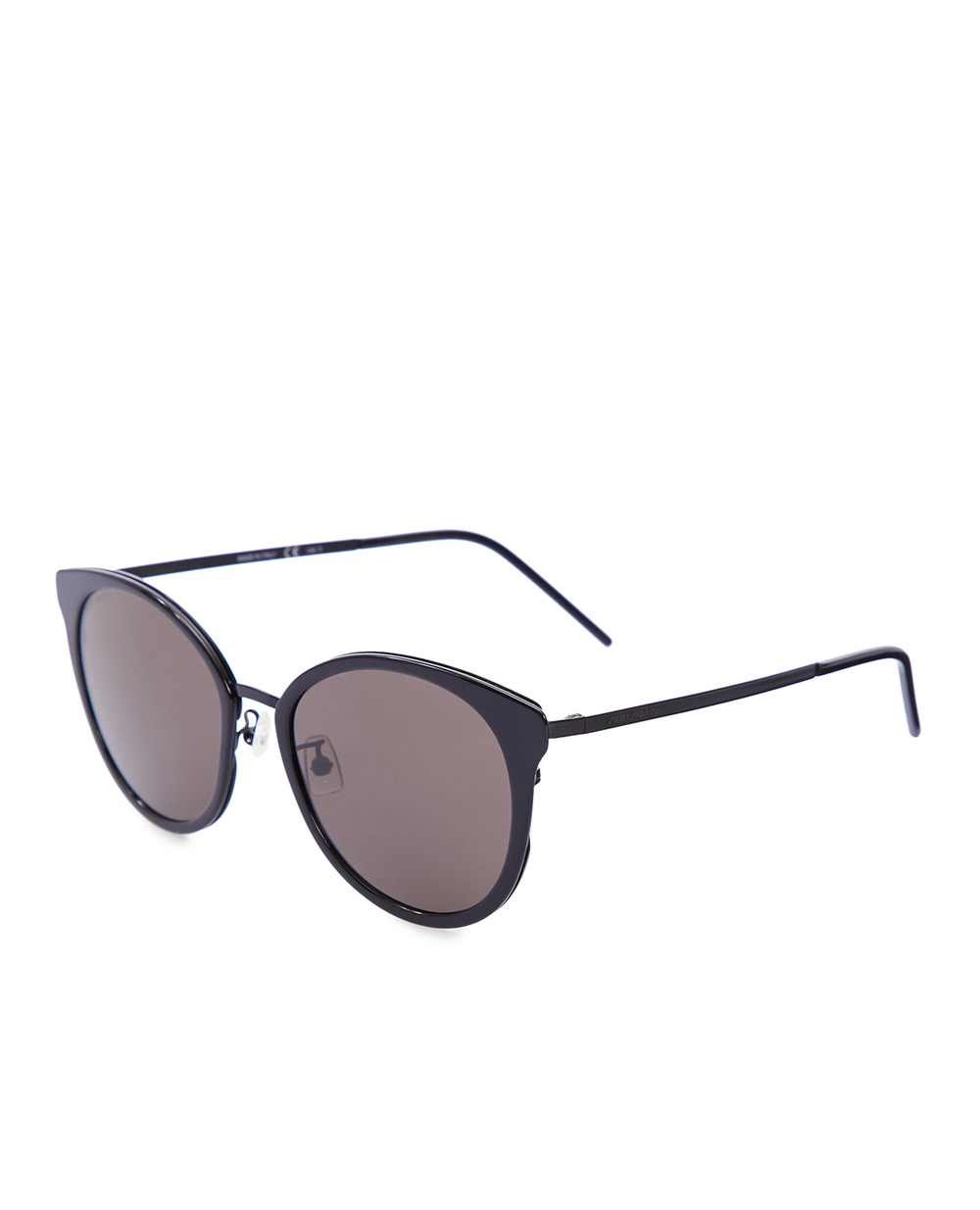 Солнцезащитные очки Saint Laurent SL 446/F SLIM-001, черный цвет • Купить в интернет-магазине Kameron