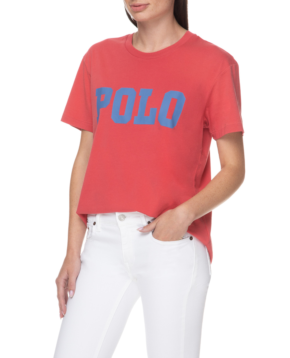 Футболка Polo Ralph Lauren 211744685004, красный цвет • Купить в интернет-магазине Kameron