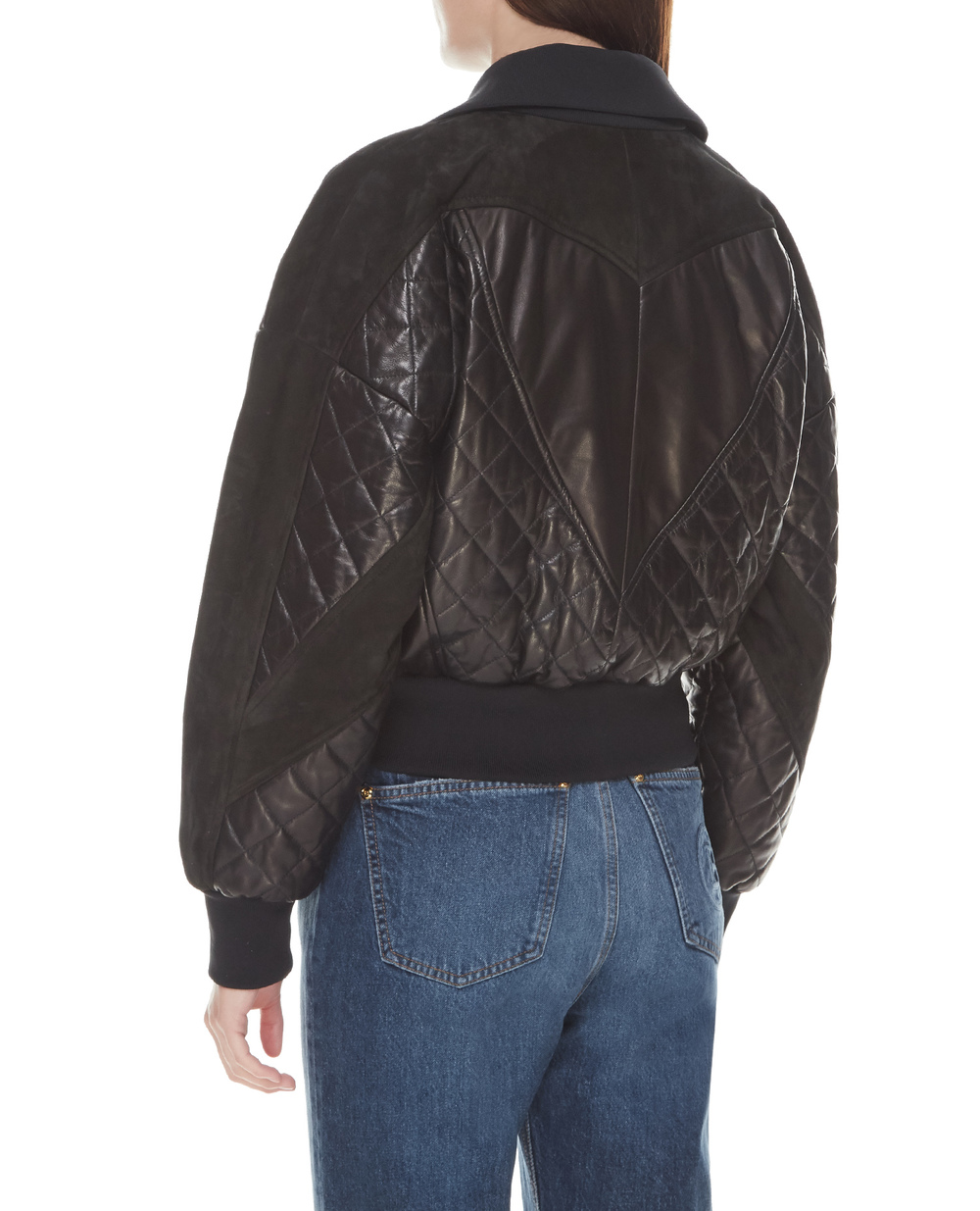 Кожаная куртка Dolce&Gabbana F9I90L-HULMY, черный цвет • Купить в интернет-магазине Kameron