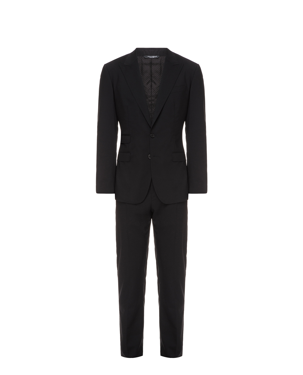 Вовняний костюм (піджак, штани) Dolce&Gabbana GK1IMT-FUBEC, чорний колір • Купити в інтернет-магазині Kameron