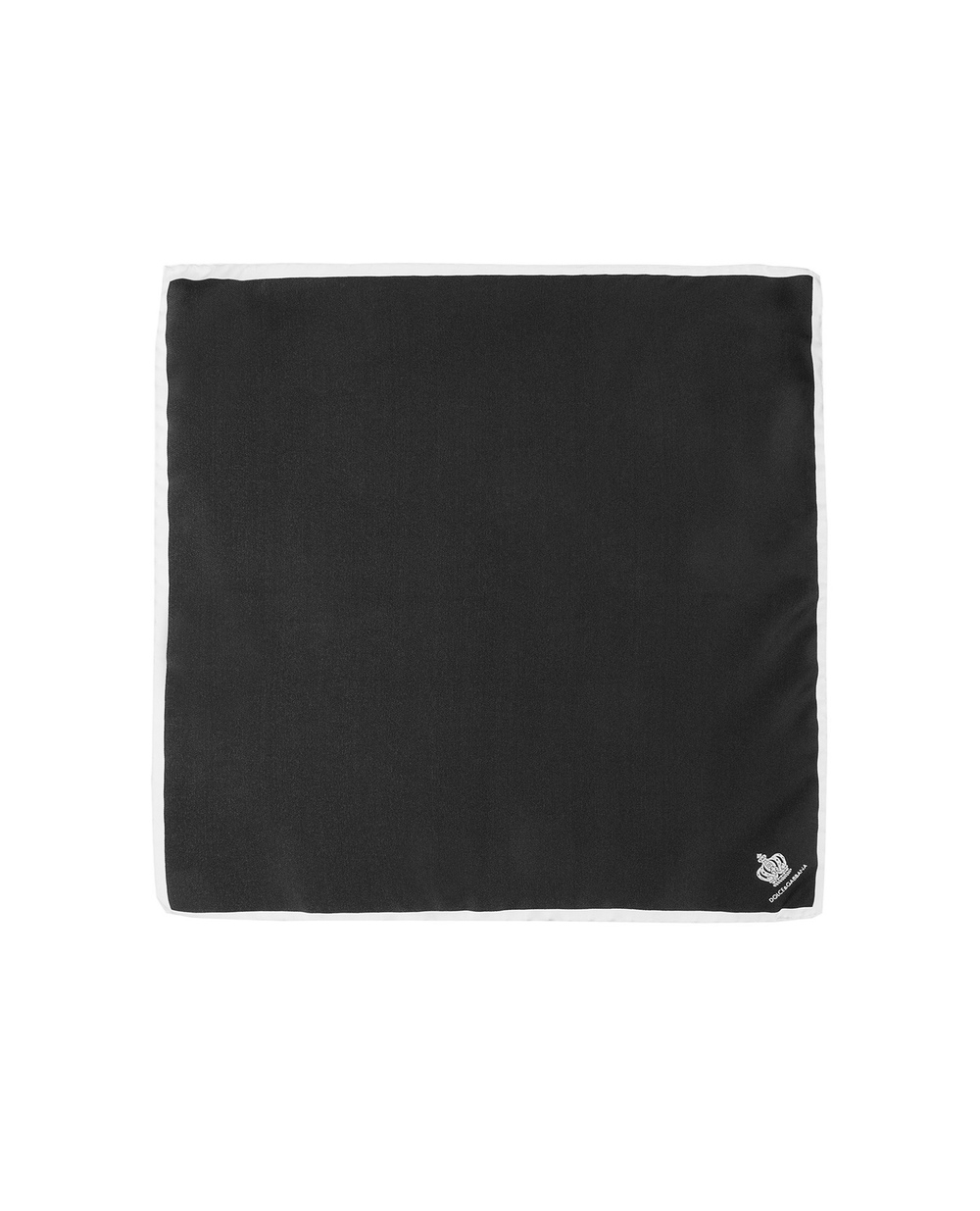Шелковый платок Dolce&Gabbana GR412E-G0U4C, черный цвет • Купить в интернет-магазине Kameron