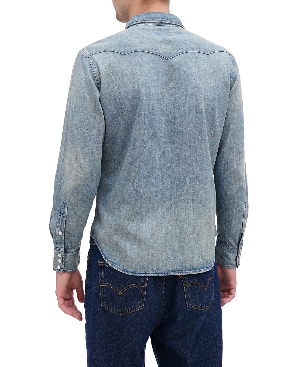 Рубашка Polo Ralph Lauren 710703936001, синий цвет • Купить в интернет-магазине Kameron
