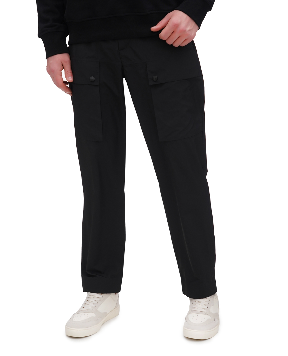 Штани Balmain CH6PI015XH92, чорний колір • Купити в інтернет-магазині Kameron