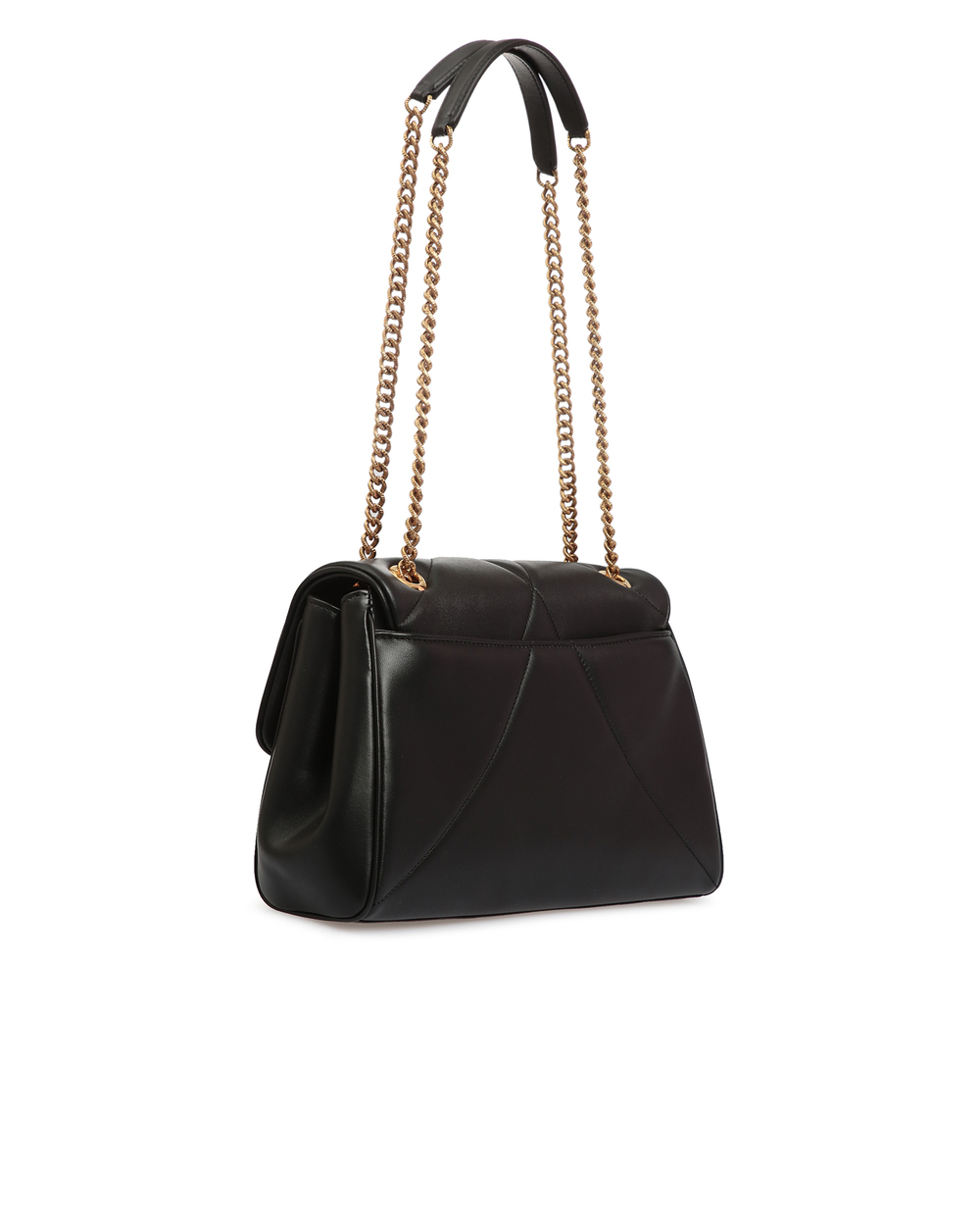 Кожаная сумка Devotion Dolce&Gabbana BB6728-AV967, черный цвет • Купить в интернет-магазине Kameron