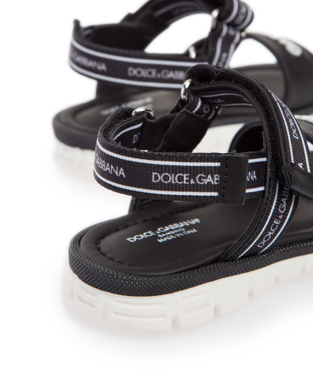 Сандалии Dolce&Gabbana DN0139-AX183, черный цвет • Купить в интернет-магазине Kameron