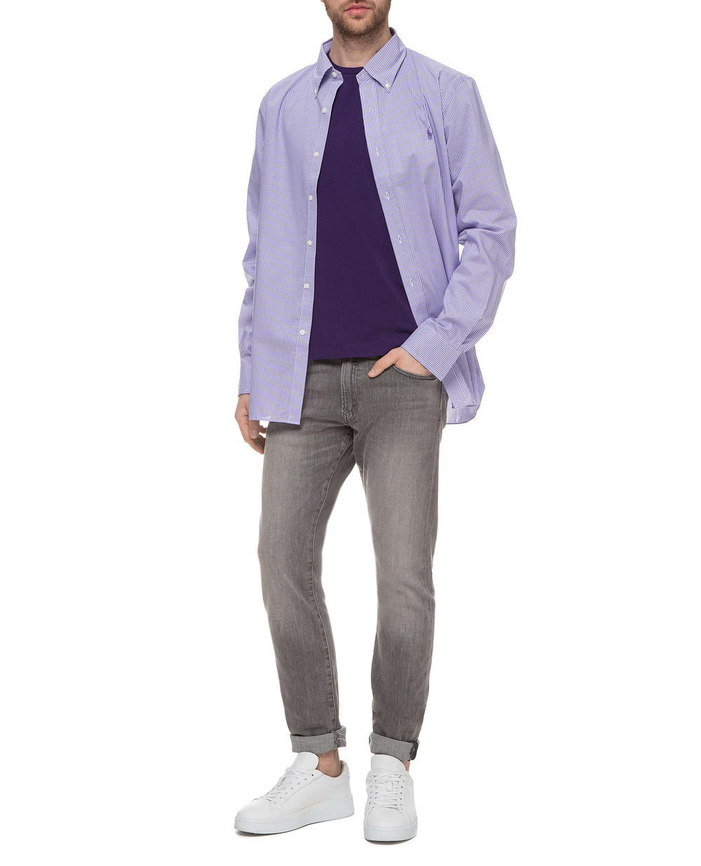 Рубашка Polo Ralph Lauren 712722228003, разноцветный цвет • Купить в интернет-магазине Kameron