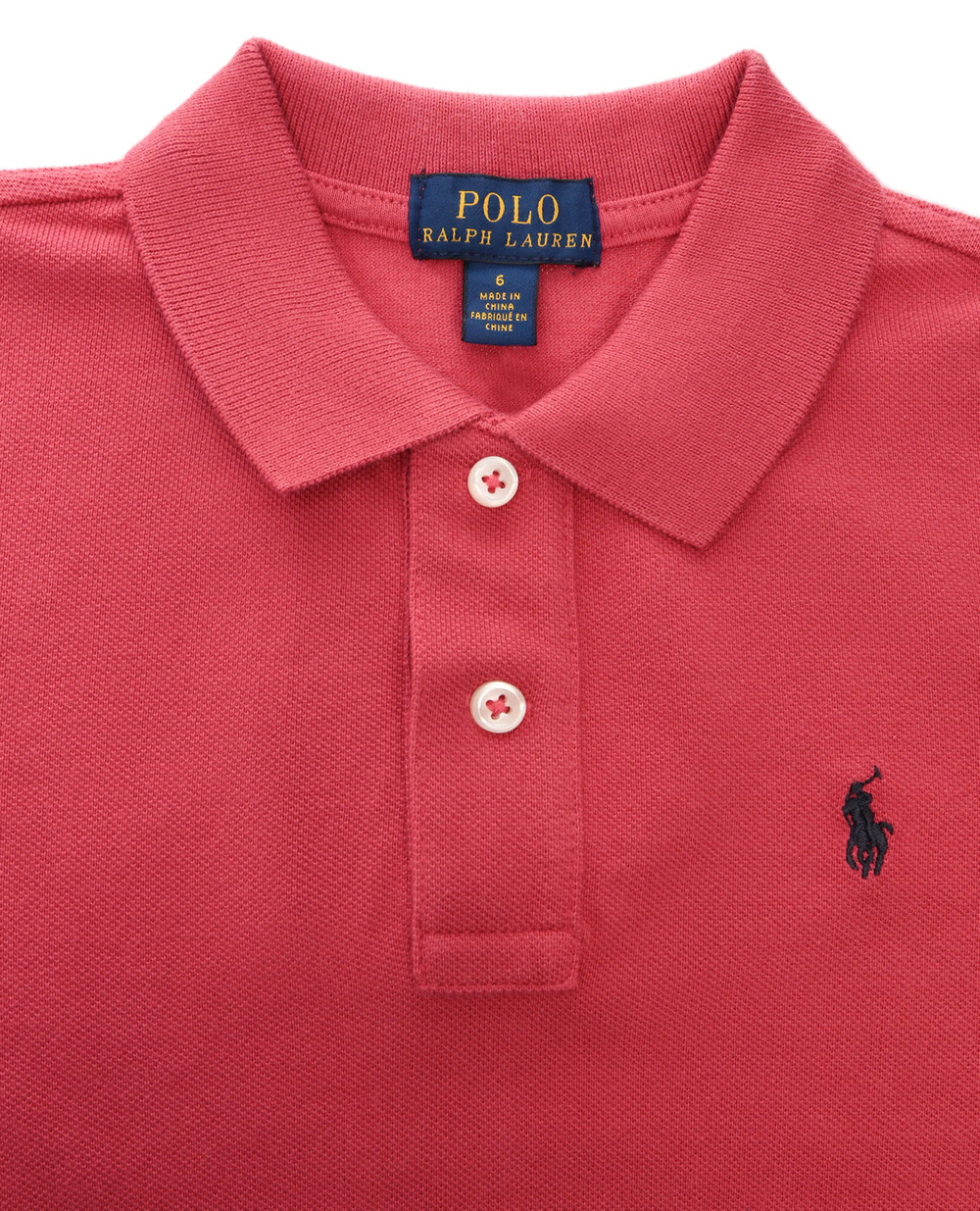 Детское поло Polo Ralph Lauren Kids 321703632010, красный цвет • Купить в интернет-магазине Kameron