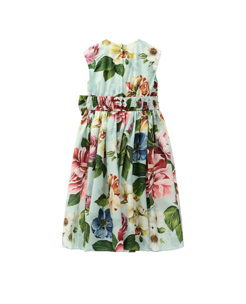 Сукня Dolce&Gabbana Kids L52DE8-HS5GB-B, бірюзовий колір • Купити в інтернет-магазині Kameron