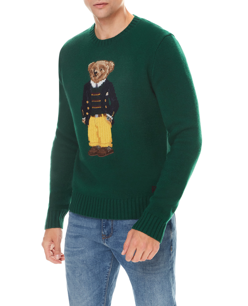 Вовняний светр Polo Ralph Lauren 710850566001, зелений колір • Купити в інтернет-магазині Kameron