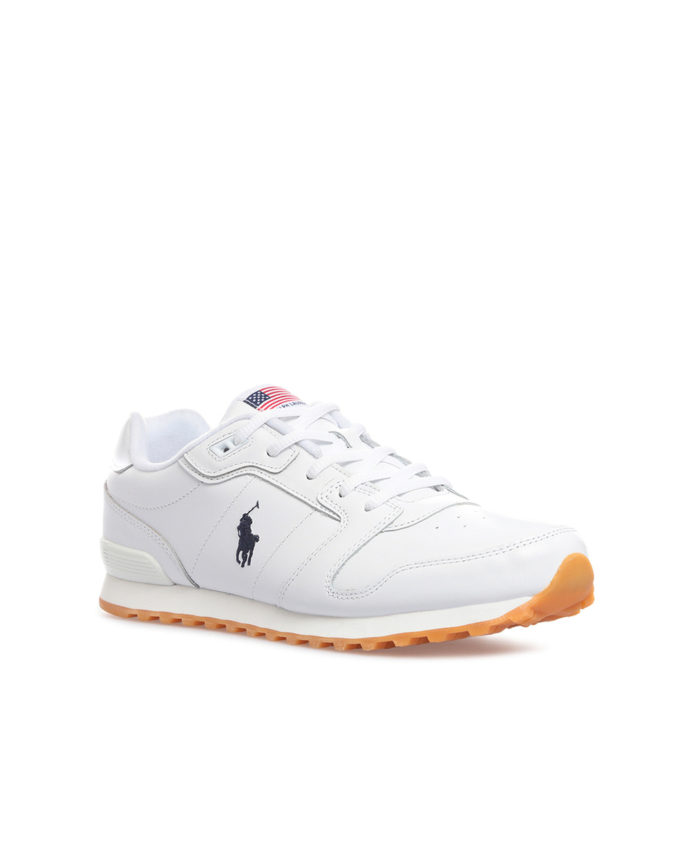 Кожаные кроссовки Polo Ralph Lauren 804752873001, белый цвет • Купить в интернет-магазине Kameron